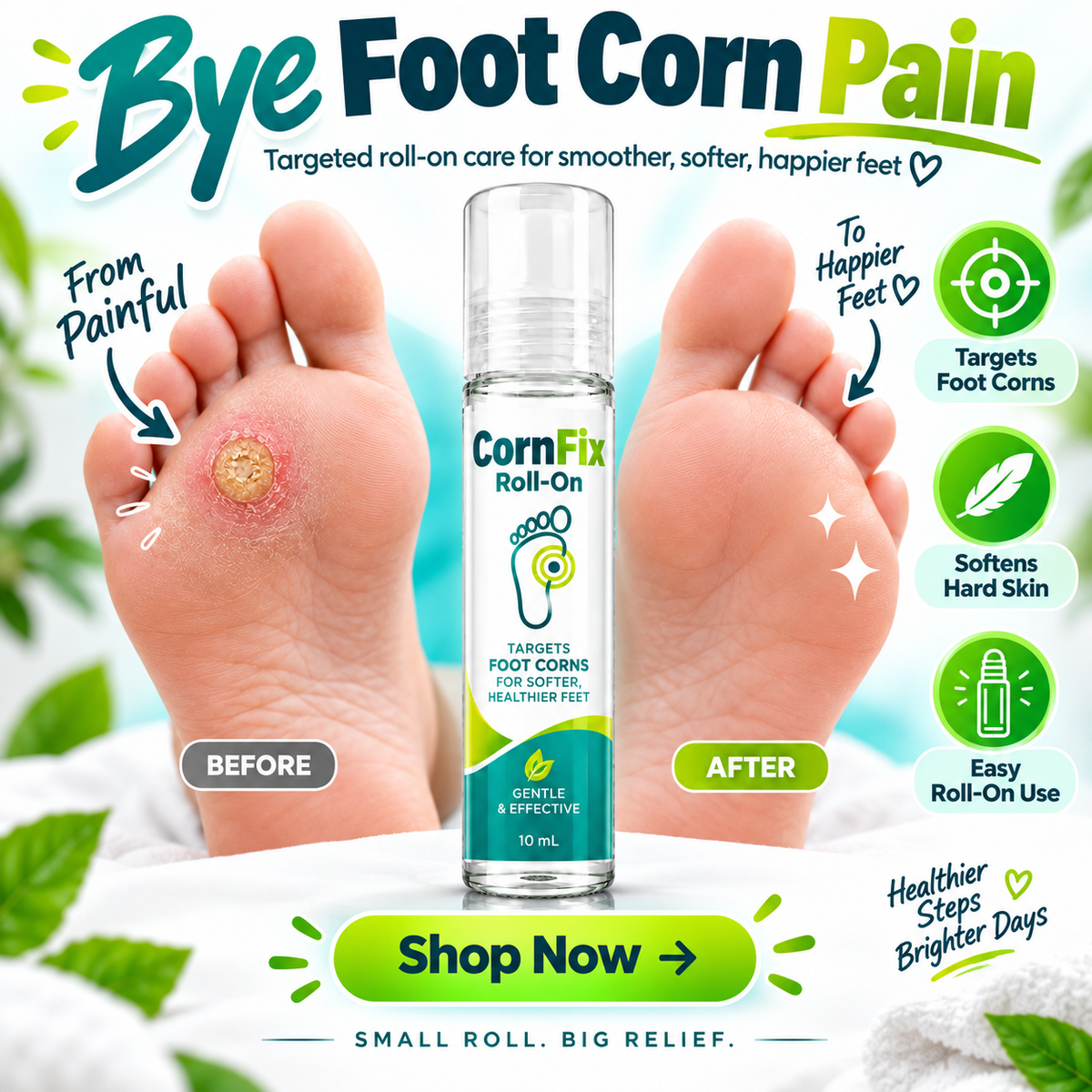 CornFix Feet Corn Roll On (New Pack)