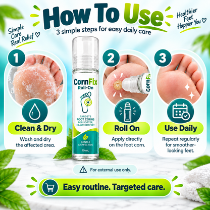 CornFix Feet Corn Roll On (New Pack)