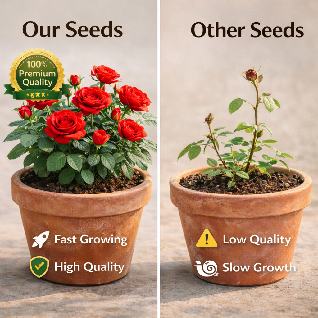 Big Bloom Rose Seeds 🌹 | Fast Growing | Grow Anywhere, Any Season