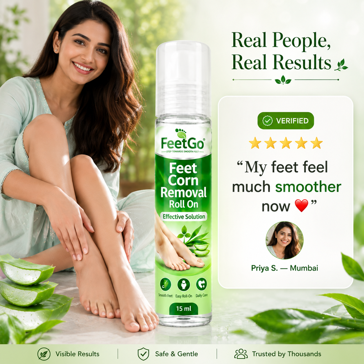 FeetGo Corn Removal Roll On