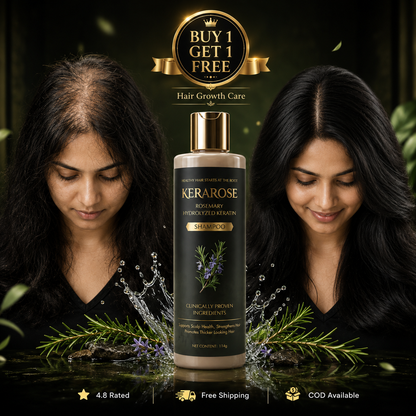 Kerarose Rosemary Shampoo For Hair Growth (Buy 1 Get 1 Free 🔥🔥)