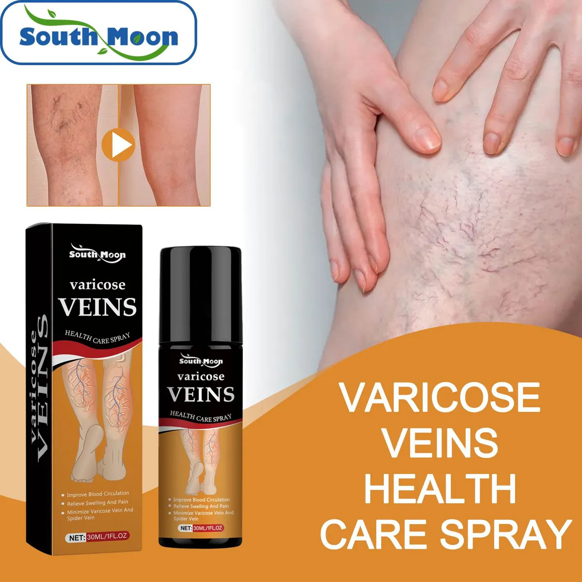 Varicose Veins Relief Spray - (Buy 1 Get 1 FREE🔥🔥)