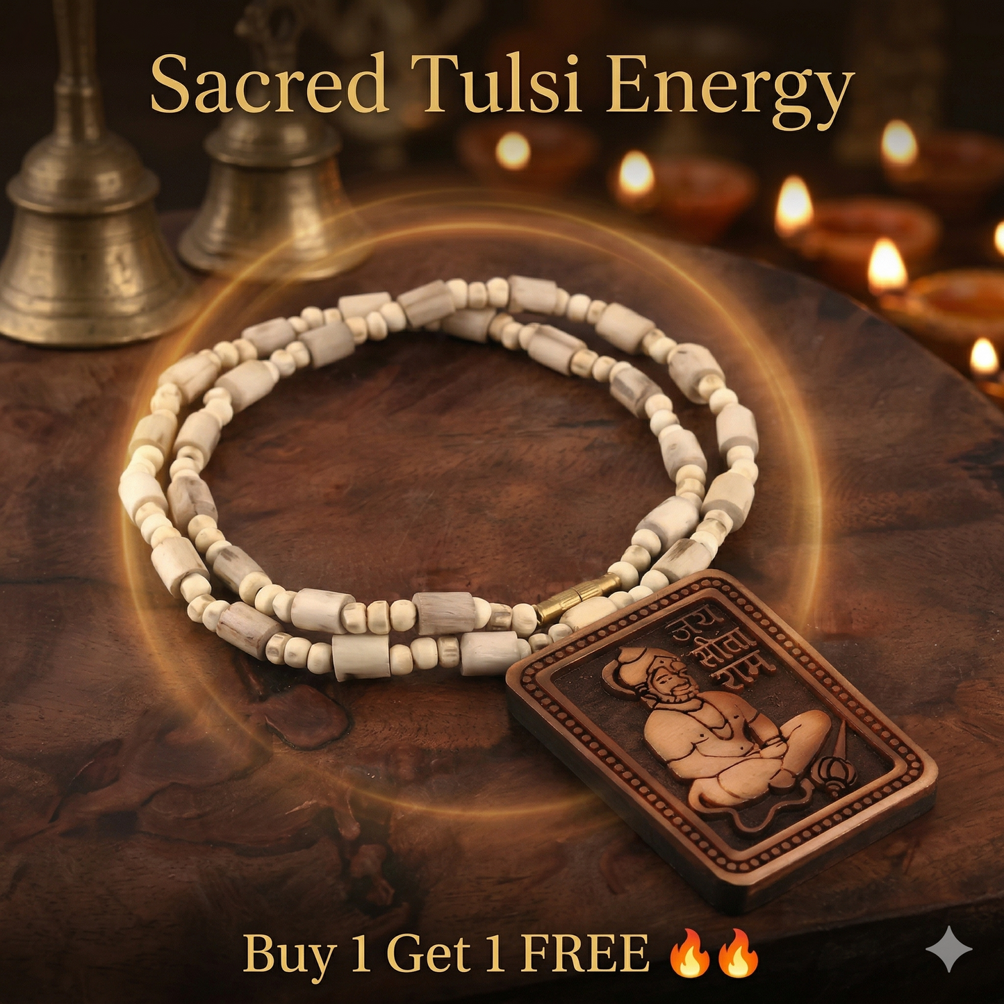 Bageshwar Dham Tulsi Mala - Buy 1 Get 1 FREE🔥🔥