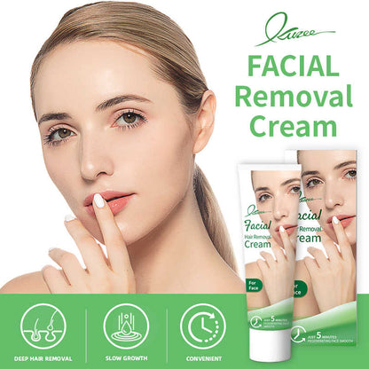 Painless Facial Hair Removal Cream- Instant Glow, Zero Ouch!