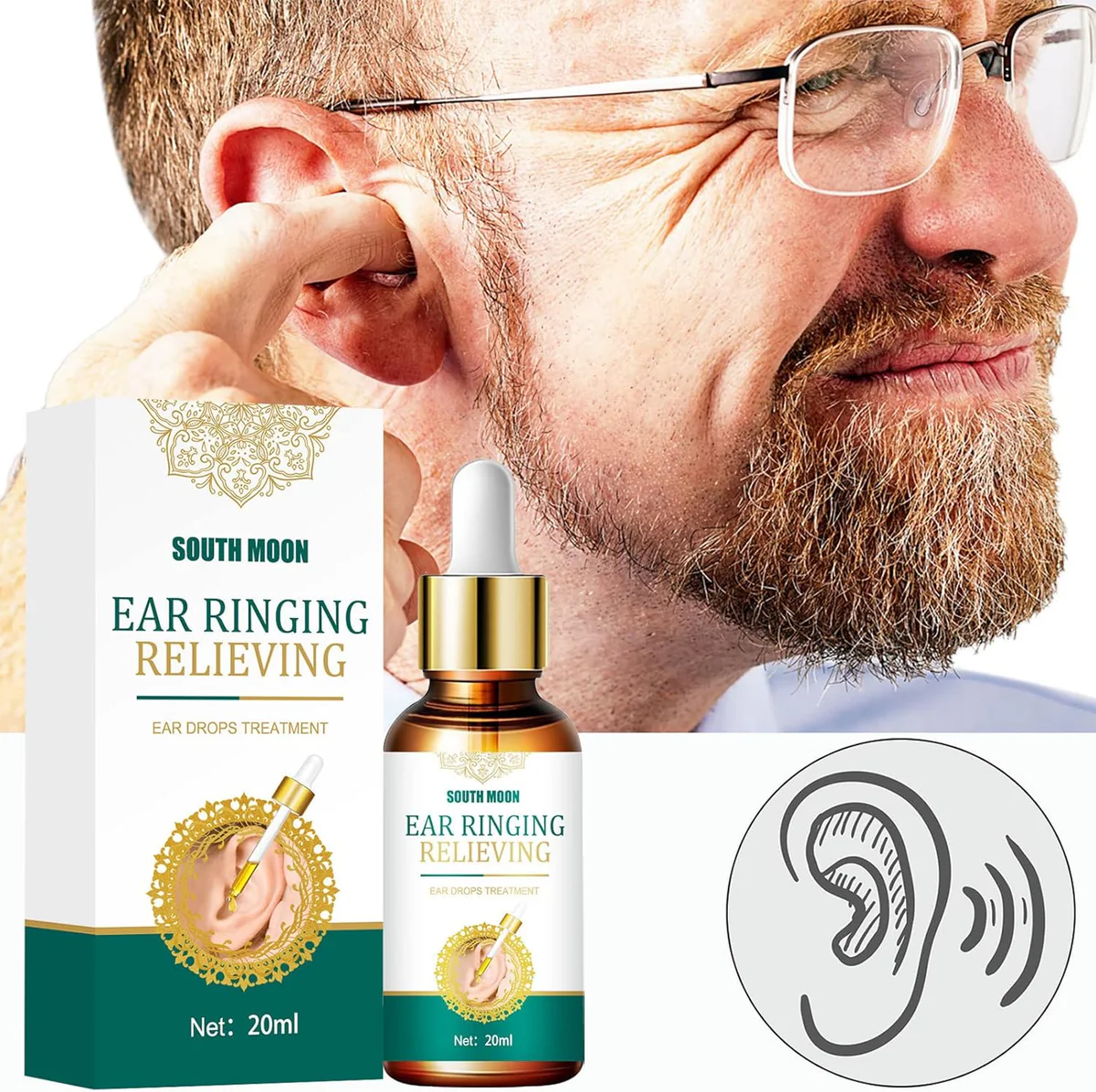 Ear Ringing Relieving Drops - (Buy 1 Get 1 FREE🔥🔥)