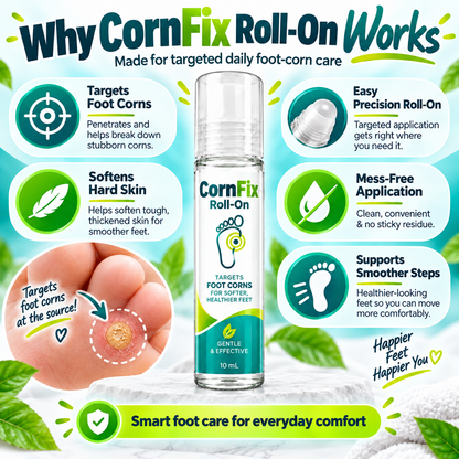 CornFix Feet Corn Roll On (New Pack)