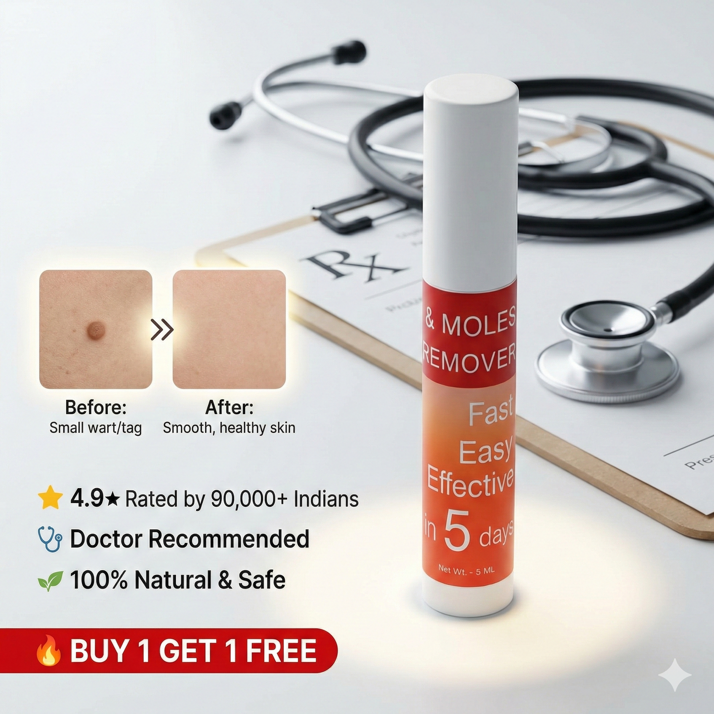 Warts & Tags Remover Roll On