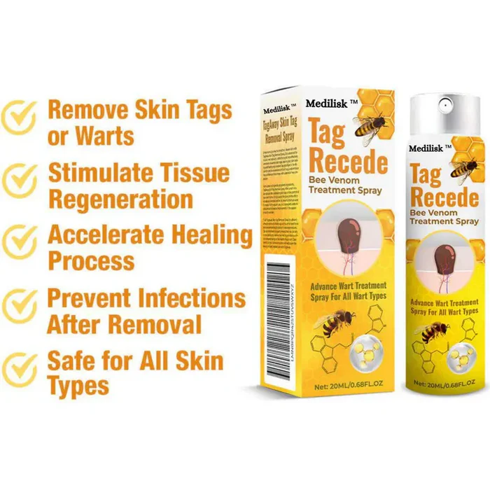 Bee Venom Wart & Skin Tag Remover Spray -(Buy 1 Get 1 FREE🔥🔥)